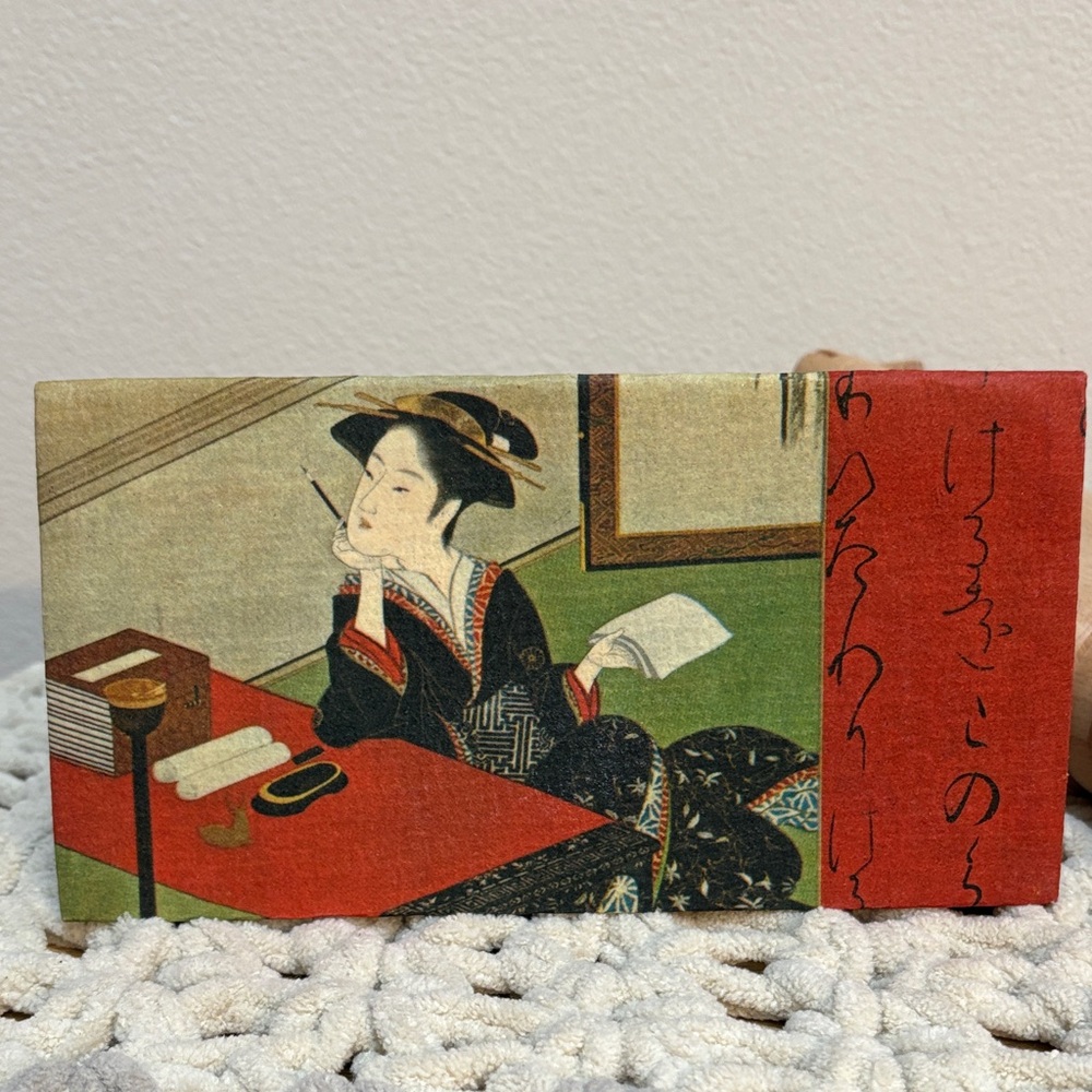 Vintage Japanese Art Print Paper Wallet